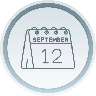 Takvim simgesinin vektör illüstrasyonu