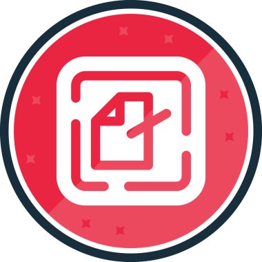 Vektör evrensel simgesi Trendy bakmak.