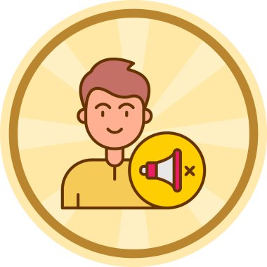 Elinde bir fincan kahve olan bir adamın vektör çizimi