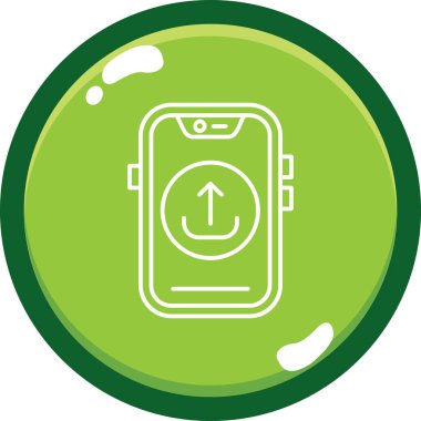 smartwatch simgesi, vektör illüstrasyonu