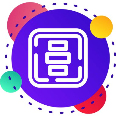 Beyaz arka planda izole edilmiş Çin kağıt fener ikonu rengi. beyaz beyaz rastgele dinamik şekiller. vektör.