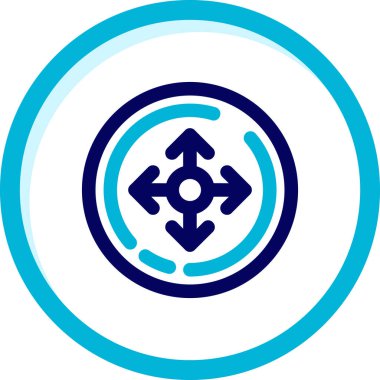 seo modern simgesinin vektör illüstrasyonu