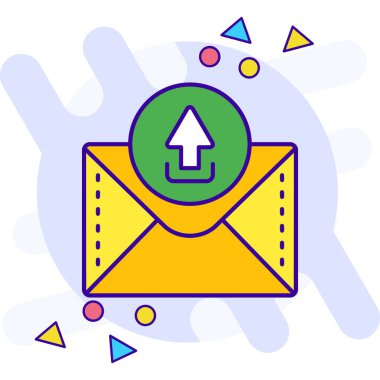 e-posta mektup simgesi ile doldurulmuş - özet biçimi