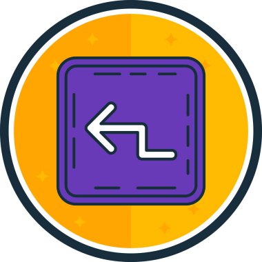 ok simgesi vektör illüstrasyonu