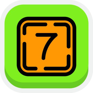 yedi numaralı simge tasarımı