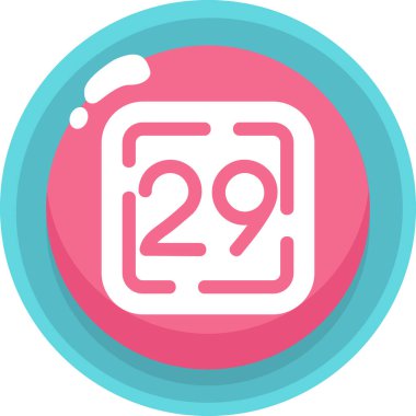 Takvim. Web simgesi basit tasarım