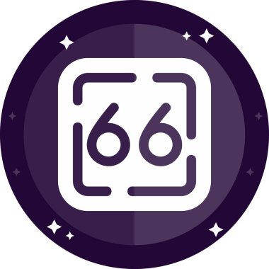 686 Glyph gradyan vektör simgesi tasarımı