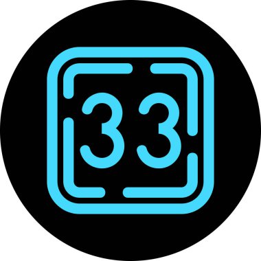 Takvim simgesinin vektör illüstrasyonu