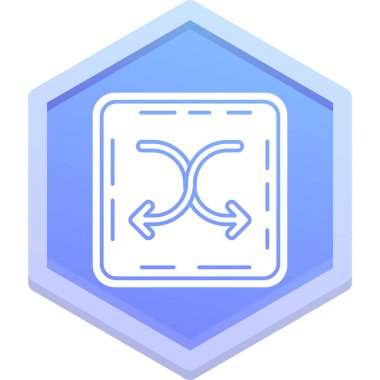 Beyaz zemin üzerinde bal ikonu olan çizgi bal peteği. Bal hücrelerinin sembolü. tatlı doğal yiyecekler. Mavi özet konsepti. vektör.