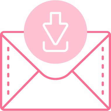 E- posta simgesinin vektör illüstrasyonu