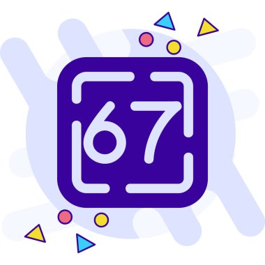 Beyaz arkaplanda iskambil simgesi olan beyaz çizgili kumarhane fişi. Kumarhane. Mavi altıgen düğmesi. vektör illüstrasyonu