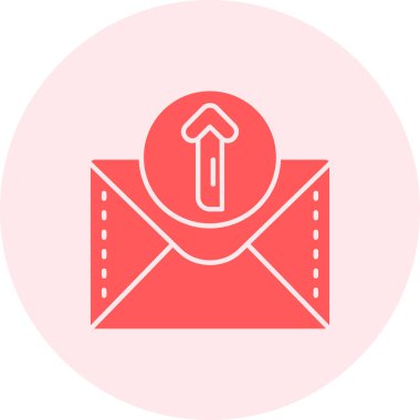 Mektup. Web simgesi basit illüstrasyon