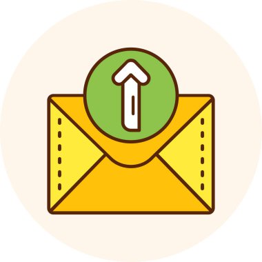 e-posta zarfı simgesi - taslak biçimi