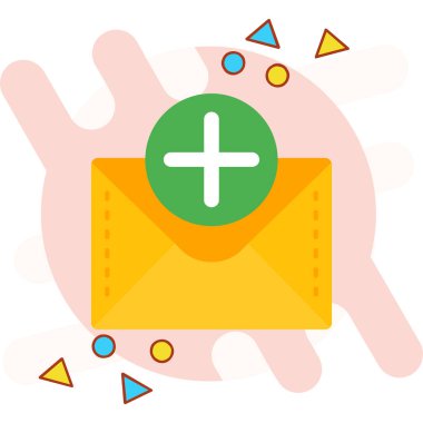 e-posta simgesi doldurulmuş ana hatlar biçiminde