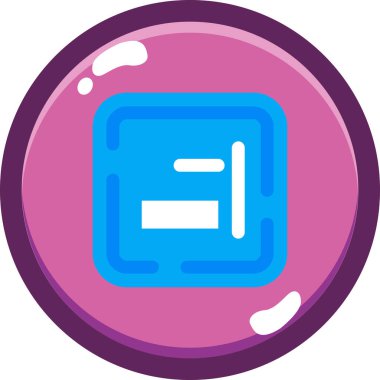 Seo simgesinin vektör illüstrasyonu