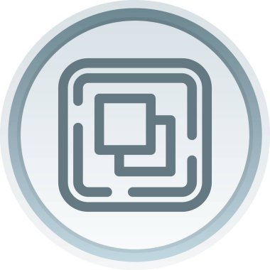 Bir çember simgesinin vektör illüstrasyonu