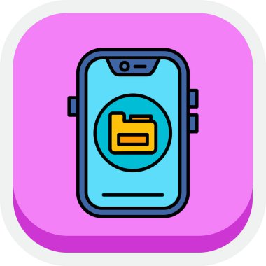 akıllı telefon vektör simgesi modern basit vektör çizimi, akıllı telefon sembolü tasarımı