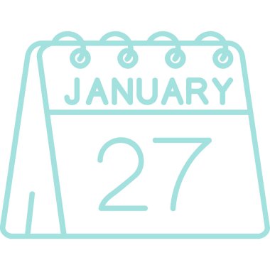 Takvim simgesi tasarımı, vektör illüstrasyonu