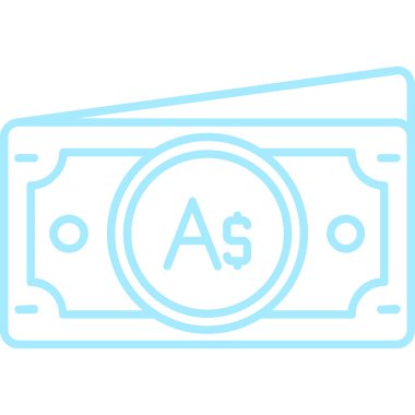 Para için. Web simgesi basit illüstrasyon