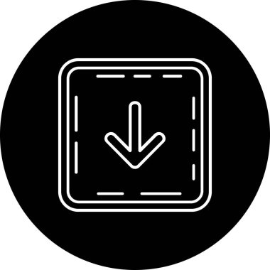 Arrow vektör simgesi illüstrasyonu