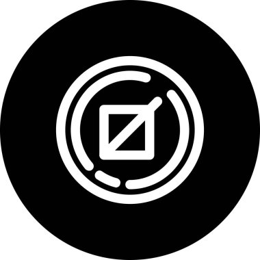 Pusula simgesinin vektör illüstrasyonu