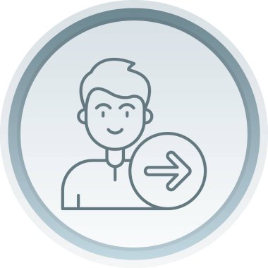 İnsan simgesinin vektör illüstrasyonu