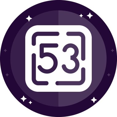 Bir 65 modern simgenin vektör illüstrasyonu