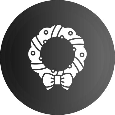 Modern siluet simgesinin vektör çizimi