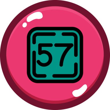 Kumarhane çipi ikonu. taslak kumarhane çipi vektör simgesi rengi düz izole