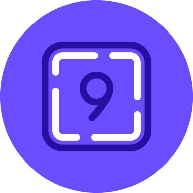 Sekiz numaralı simge, vektör illüstrasyon tasarımı