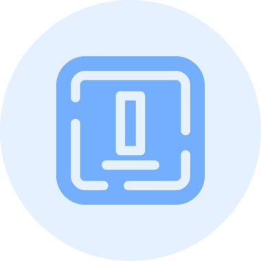 Modern simgenin vektör illüstrasyonu