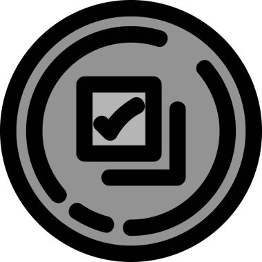 onay işareti, daire