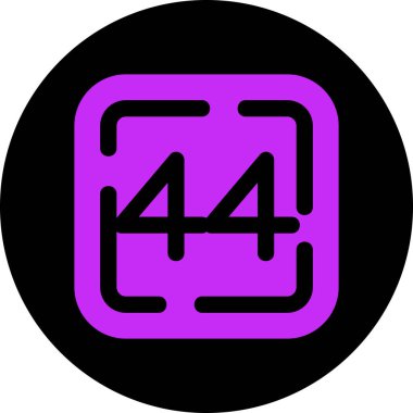 bir 4 saat servis vektör simgesi