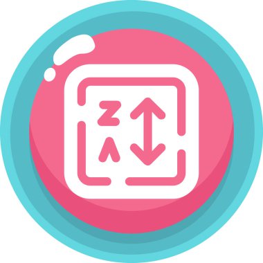 Modern simgenin vektör illüstrasyonu