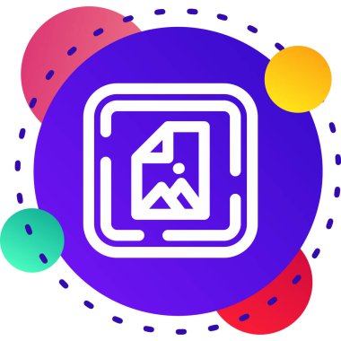 çizgi turist haritası simgesi beyaz arkaplanda izole edildi. kamp sembolü. Renkli taslak konsepti. vektör.