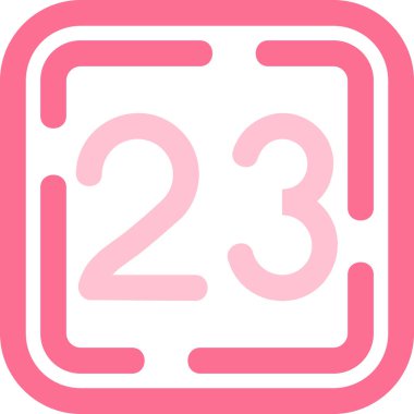 27 saat hizmet simgesi, basit tasarım