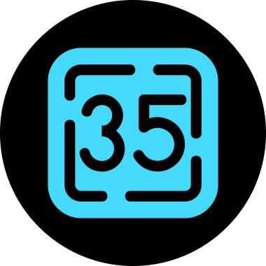 Takvim simgesi, vektör illüstrasyonu basit tasarım