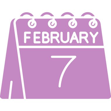 Bir takvimdeki 7 Şubat tarihi