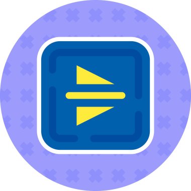 ok simgesi vektör illüstrasyonu