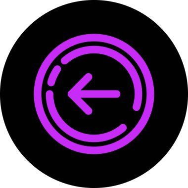 Arrow vektör simgesi illüstrasyonu