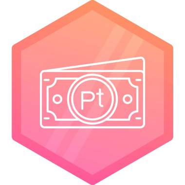 Para için. Web simgesi basit illüstrasyon