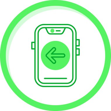 akıllı telefon simgesi vektör çizimi