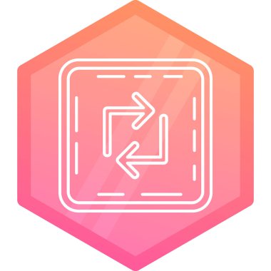 ok simgesinin vektör illüstrasyonu