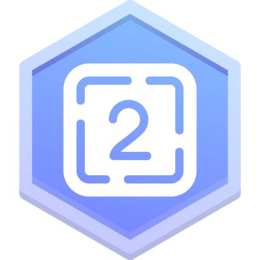 Rozet vektör simgesi tasarımı