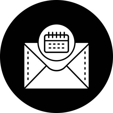 Bir harf simgesinin vektör illüstrasyonu