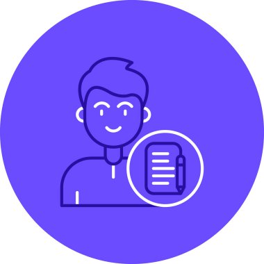 Kitap. Web simgesi basit illüstrasyon