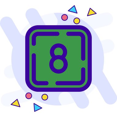 Kumarhane yonga simgesi vektör illüstrasyonu