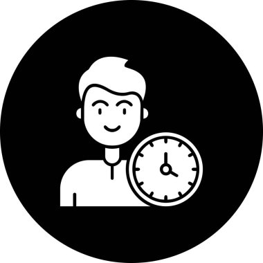 Bir adamın vektör illüstrasyonu