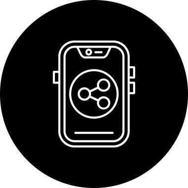 vektör izleme simgesi illüstrasyonu