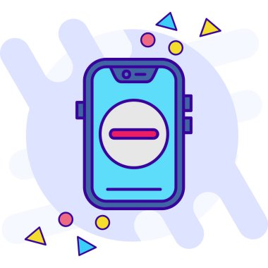 vektör illüstrasyon logotunda telefon simgesi